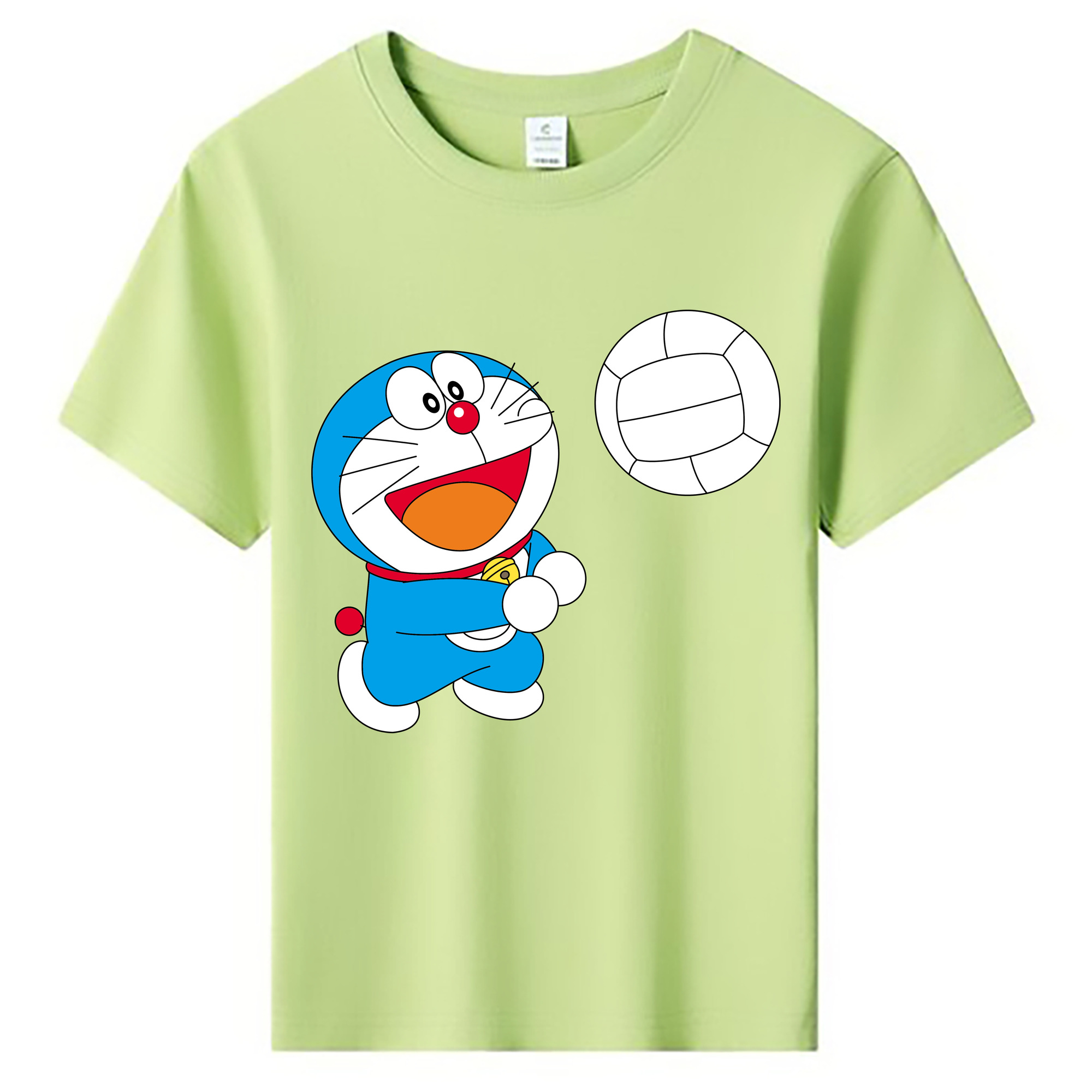 （画像用） ドラえもん Doraemon 綿100％キッズTシャツ（フロントプリント）